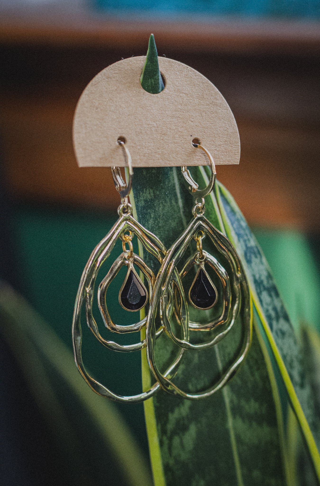 Golden Hour Earrings - Black