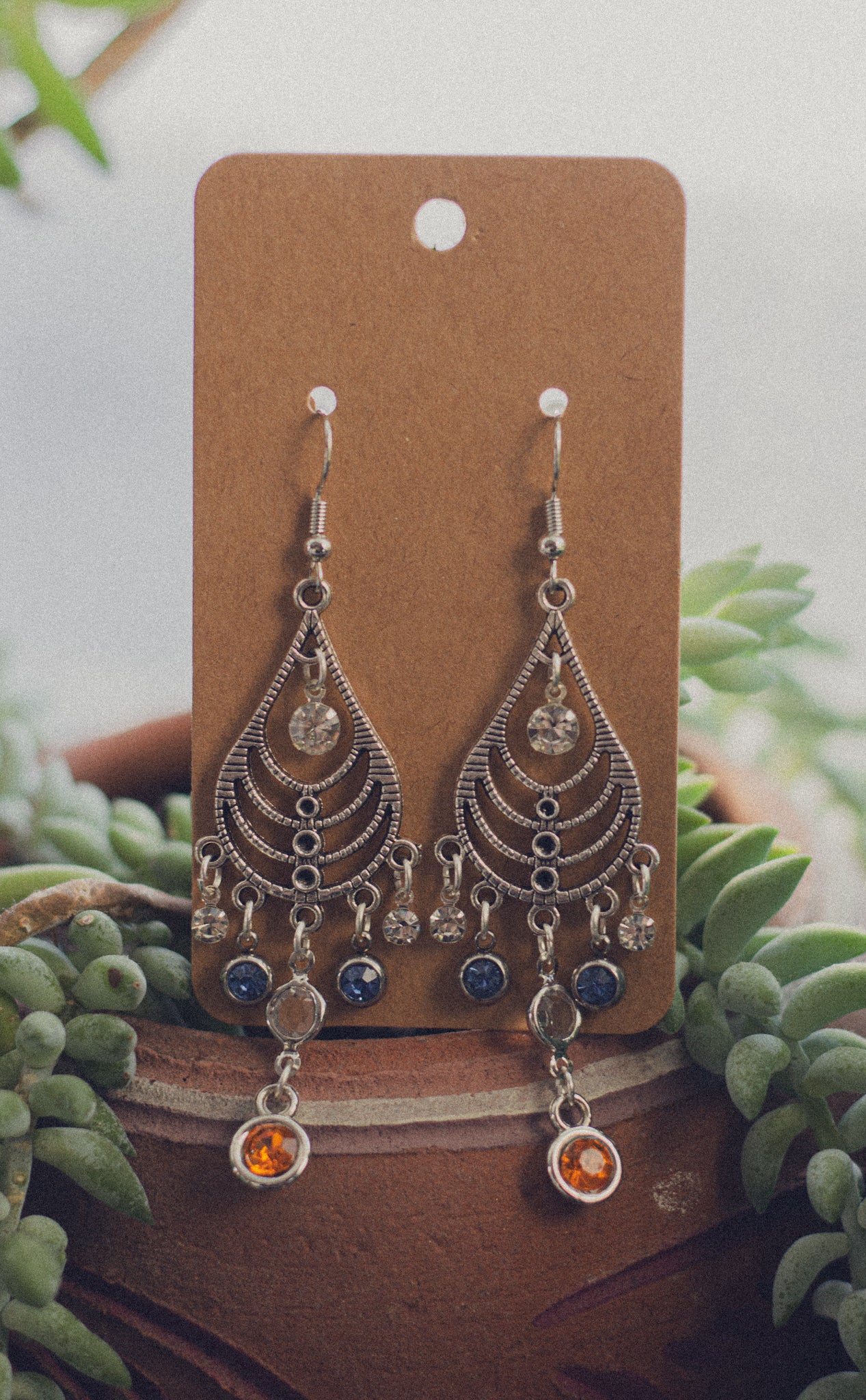 Teardrop Chandelier Earrings