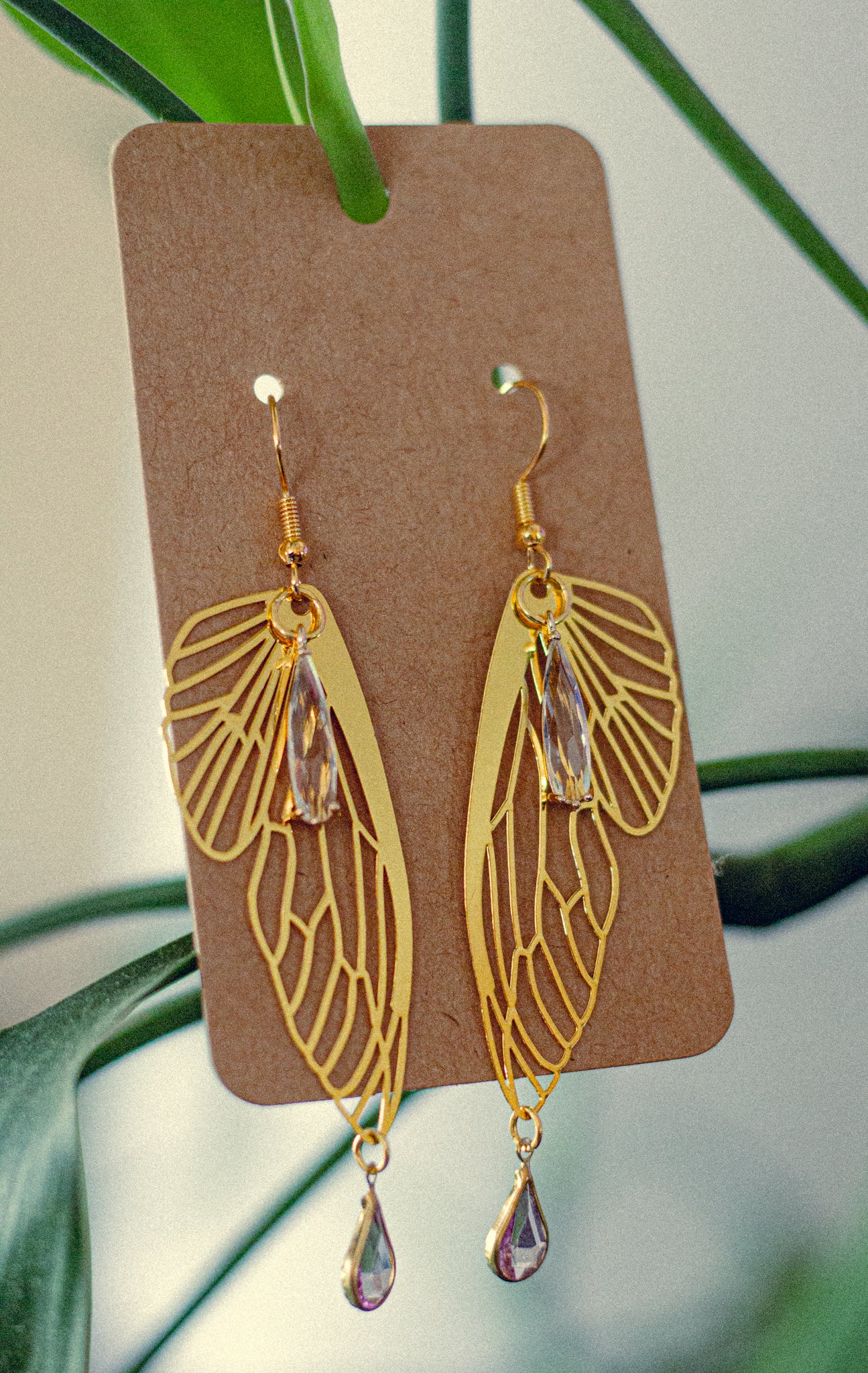 Float like a Butterfly Earrings - Purple