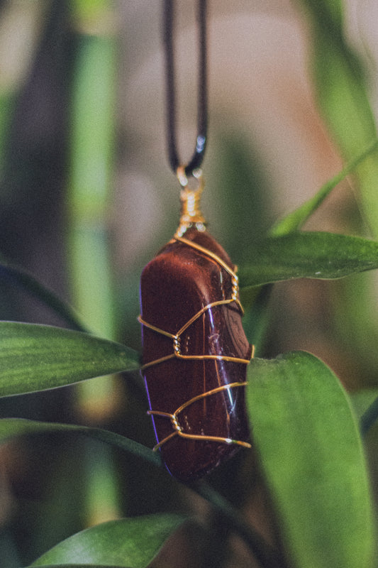 Red Tiger's Eye Pendant