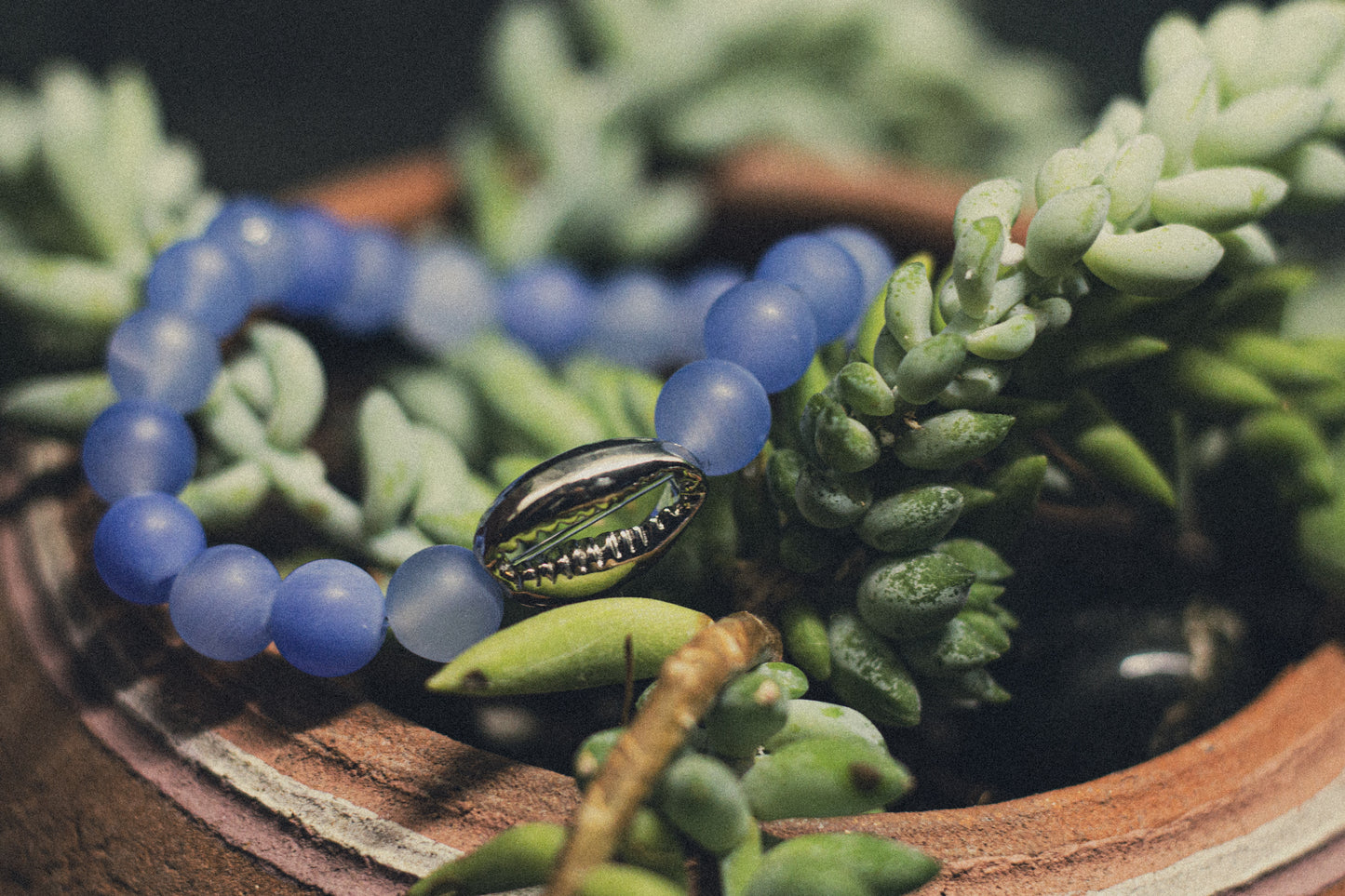 Sea Glass Bracelet (size M)